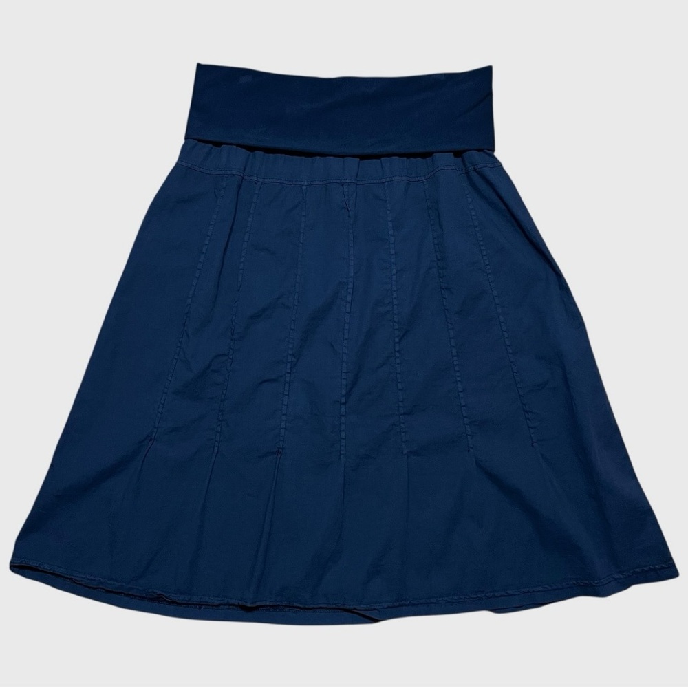 XCVI Wearables Pintuck Pleated Skirt In Black Sz Large